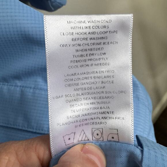 Habit Mens Shirt 3XL 40+ Solar Factor Fishing Camping Outdoors Vented Mesh - Picture 7 of 11